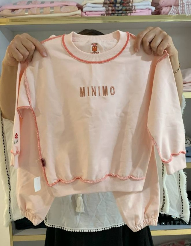 ست بلوز شلوار بچه گانه پنبه دورس دونخ دوخت معکوس