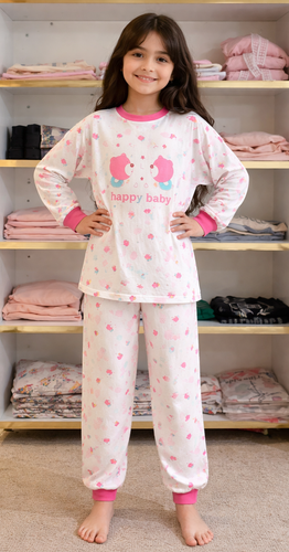 ست بلوز شلوار بچه گانه راحتی با جنس نخپنبه