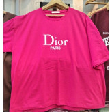 تیشرت زنانه نخ پنبه باکسی dior