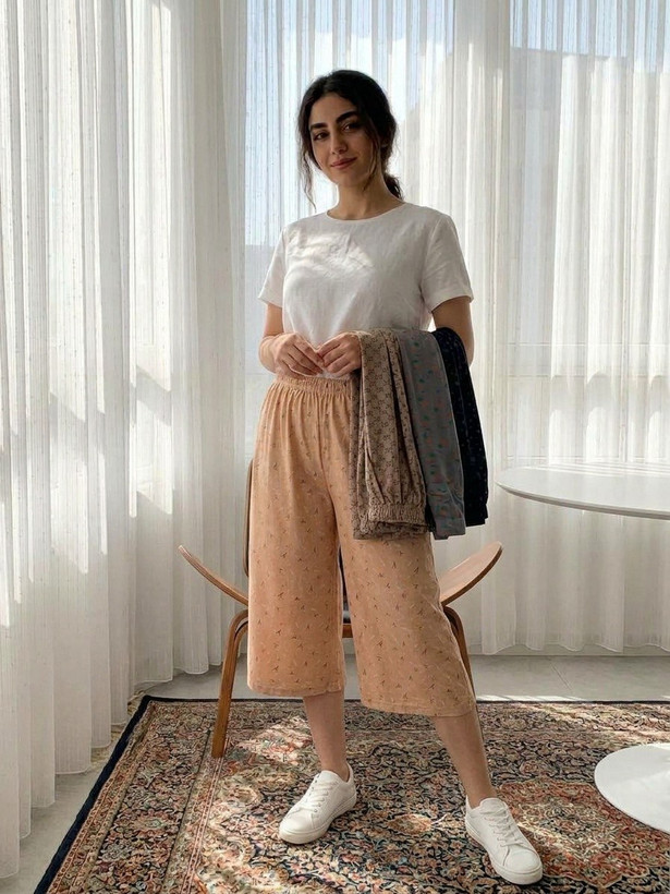 شلوارک نخ پنبه زنانه